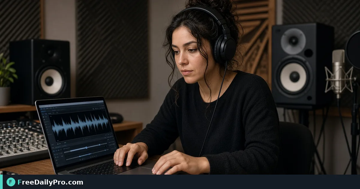 Someone applying Audio Converter to finish a deadline task