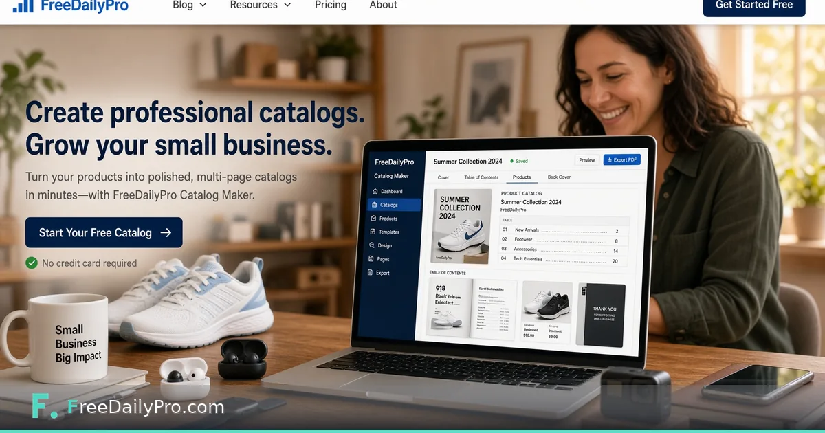Build Product Catalogs as PDFs Free — Catalog Maker for Sellers and Teams