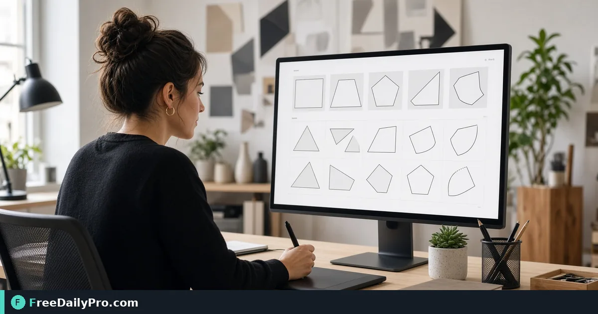Person using Clip Path Generator on a laptop for a real marketing sites task