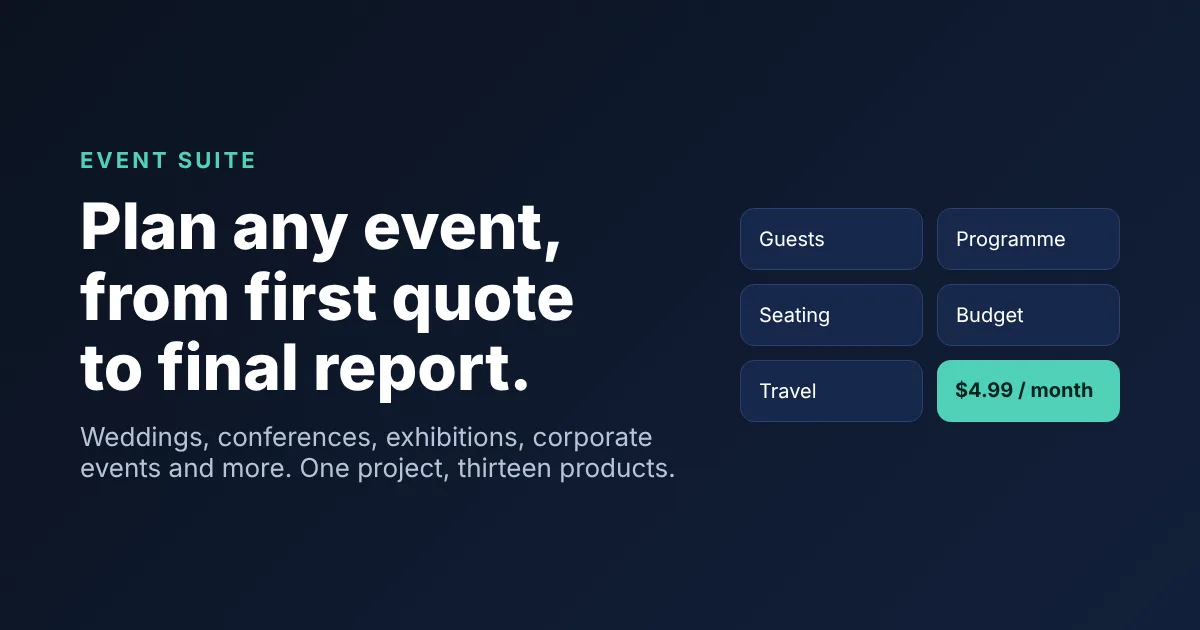 Event Suite preview