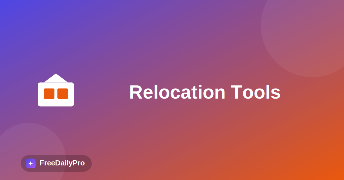 Free Tools for Relocating or Moving to a New City