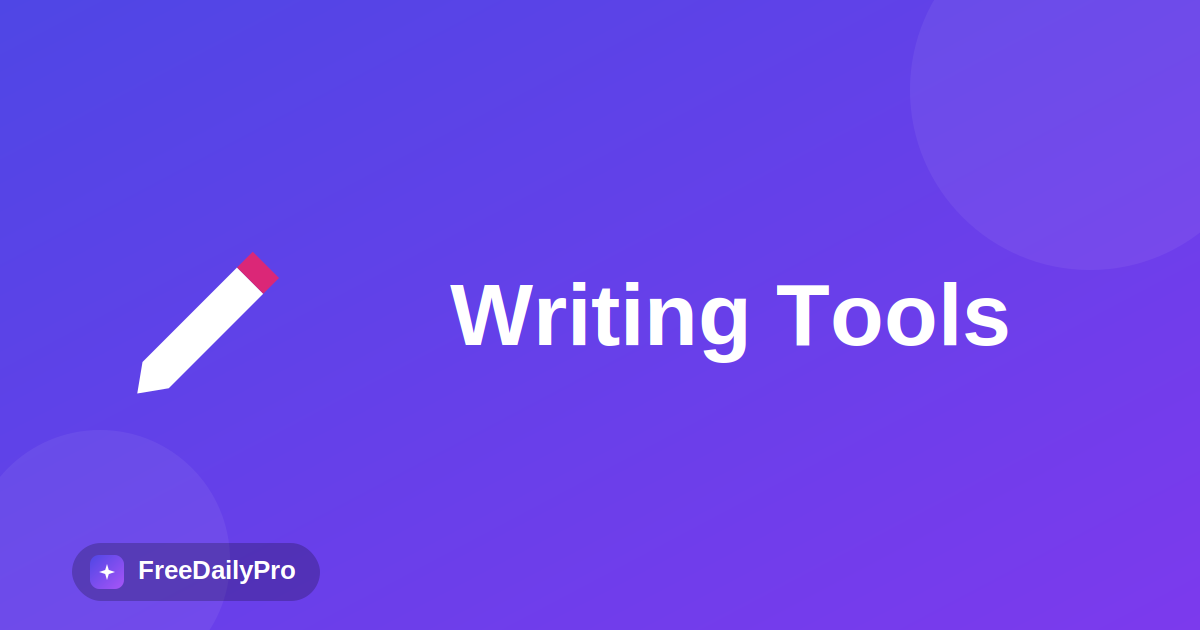 A Writer's Toolkit: Free Tools for Long-Form Work