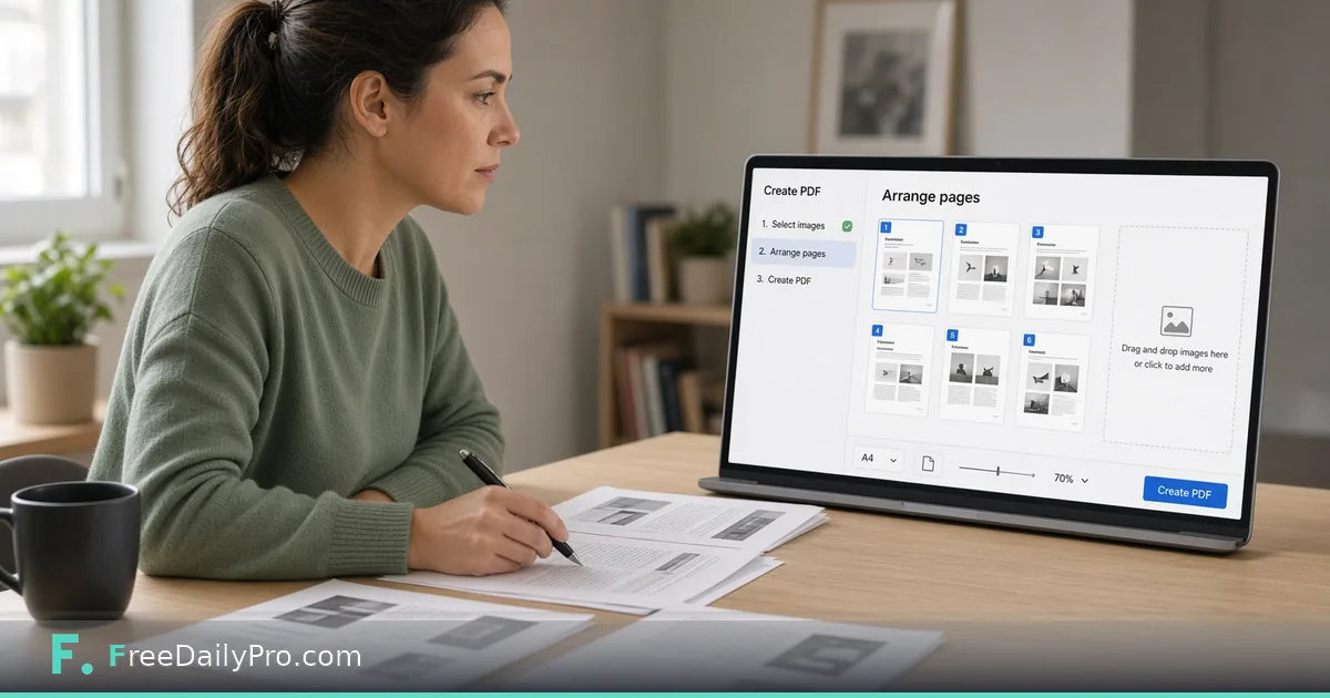 Turning a Folder of Photographed Pages Into One Clean PDF