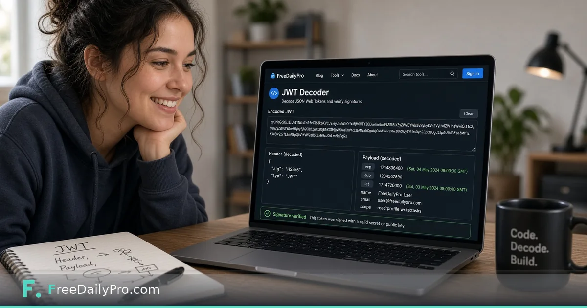 Decode JWTs Instantly in Your Browser — Free JWT Decoder for Auth Debugging