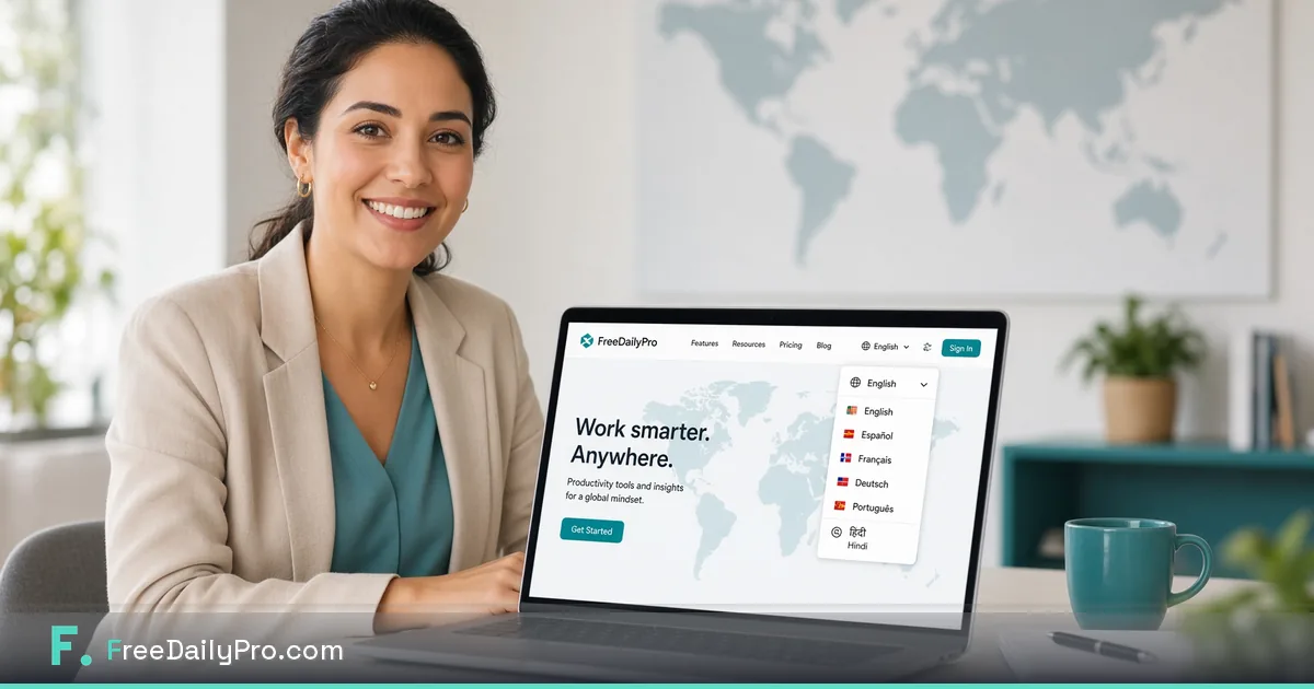 FreeDailyPro Now Speaks Your Language
