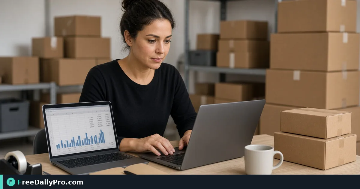 Someone applying Marketplace Fee Calculator to finish a deadline task