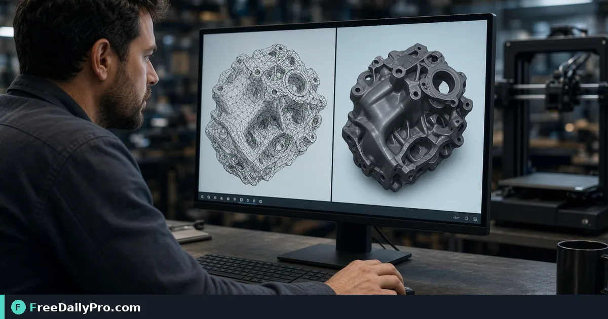 Person using Mesh 3d Viewer on a laptop for a real 3D prep task