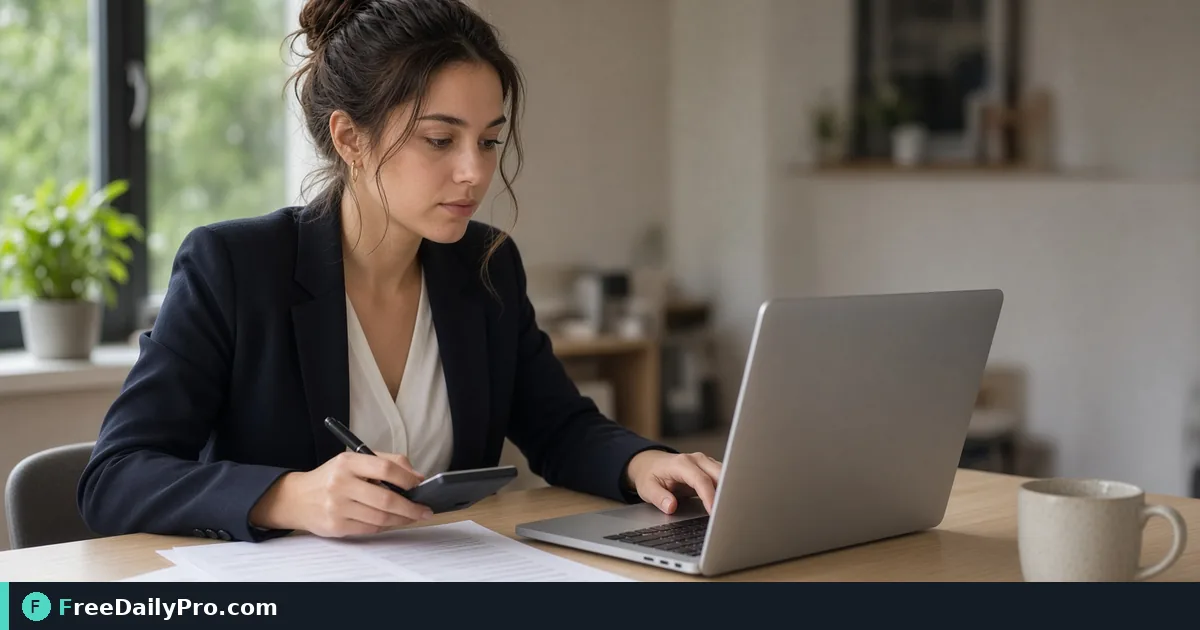 Someone applying Paycheck Calculator to finish a deadline task