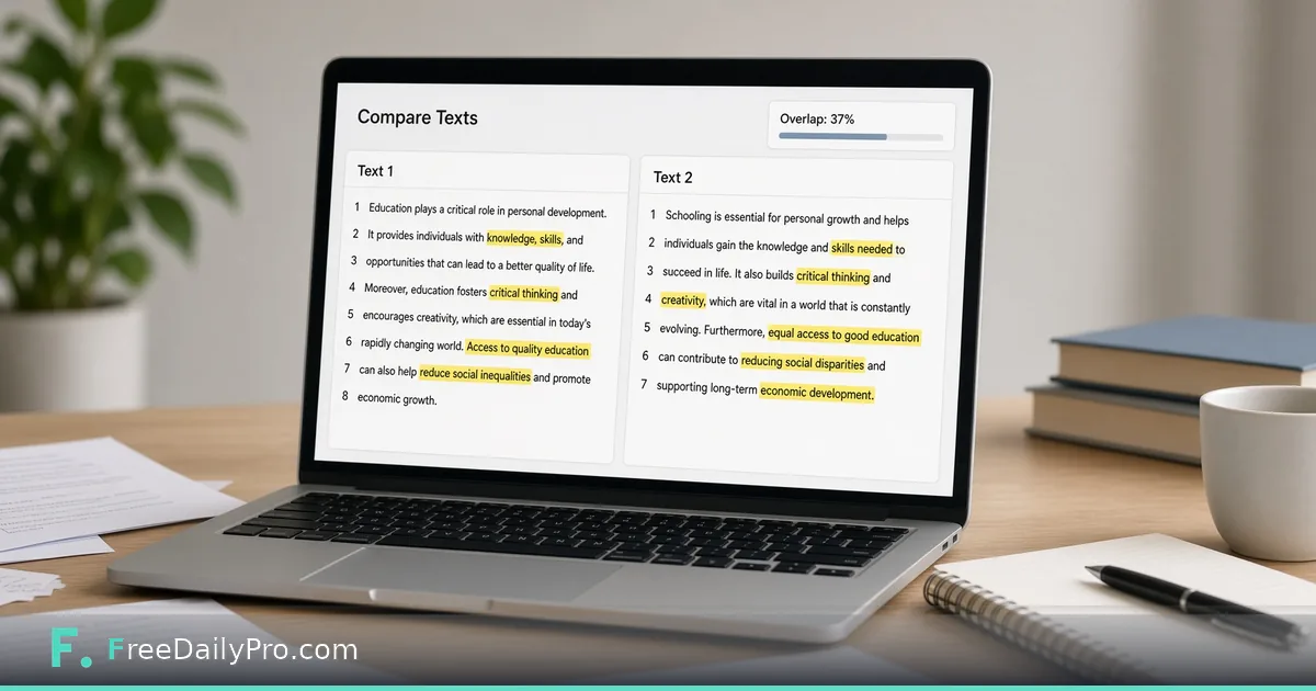Checking Text Overlap Before You Submit: What This Tool Can (and Can't) Tell You