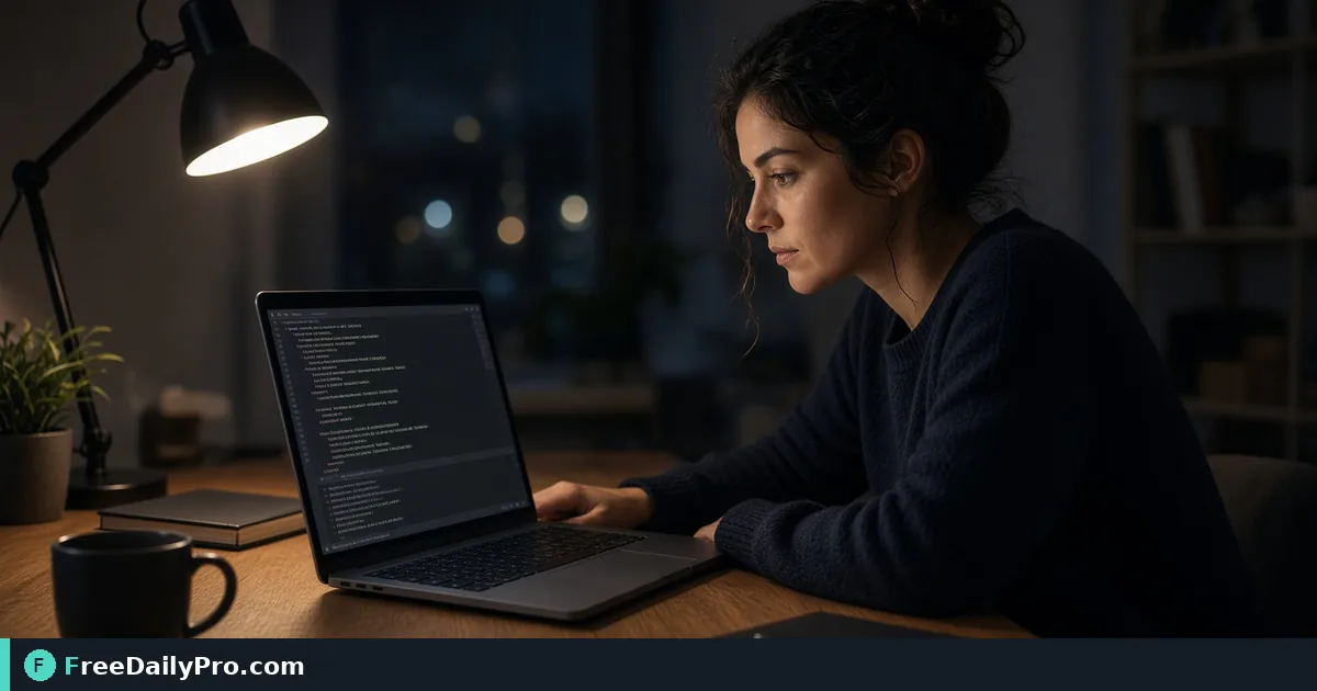 Person using Timestamp Converter on a laptop for a real log investigation task